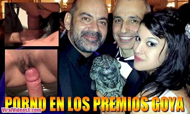 Ana Marco follando en los Premios Goya
